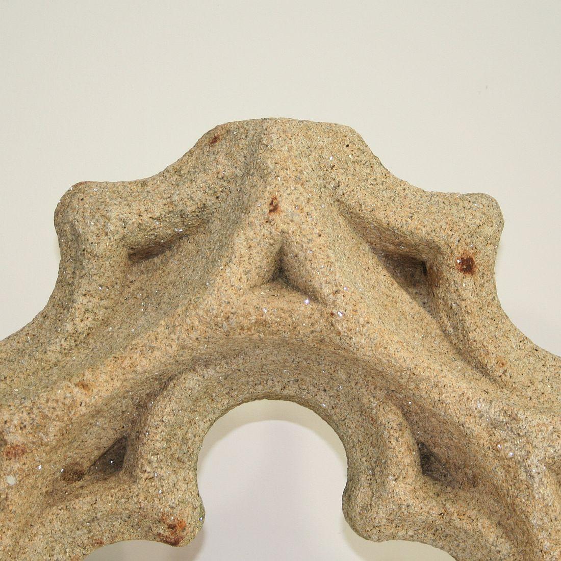 Medieval Gothic French Carved Stone Architectural Fragment 5