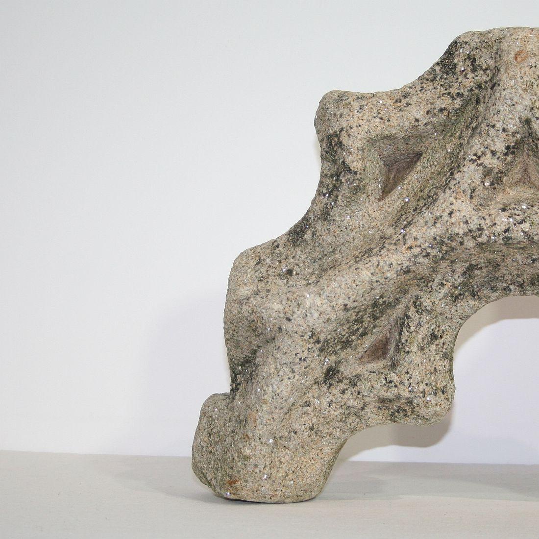 Medieval Gothic French Carved Stone Architectural Fragment 7