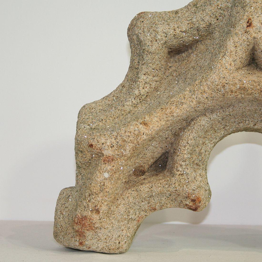 Medieval Gothic French Carved Stone Architectural Fragment 4