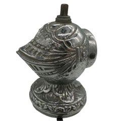 Medieval Knight Helmet Chrome Eletric Lighter by Omsco