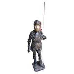 Medieval Knight in Armour Statue