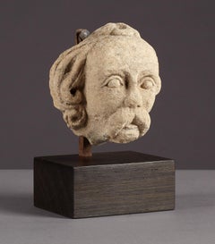 Medieval Limestone Head