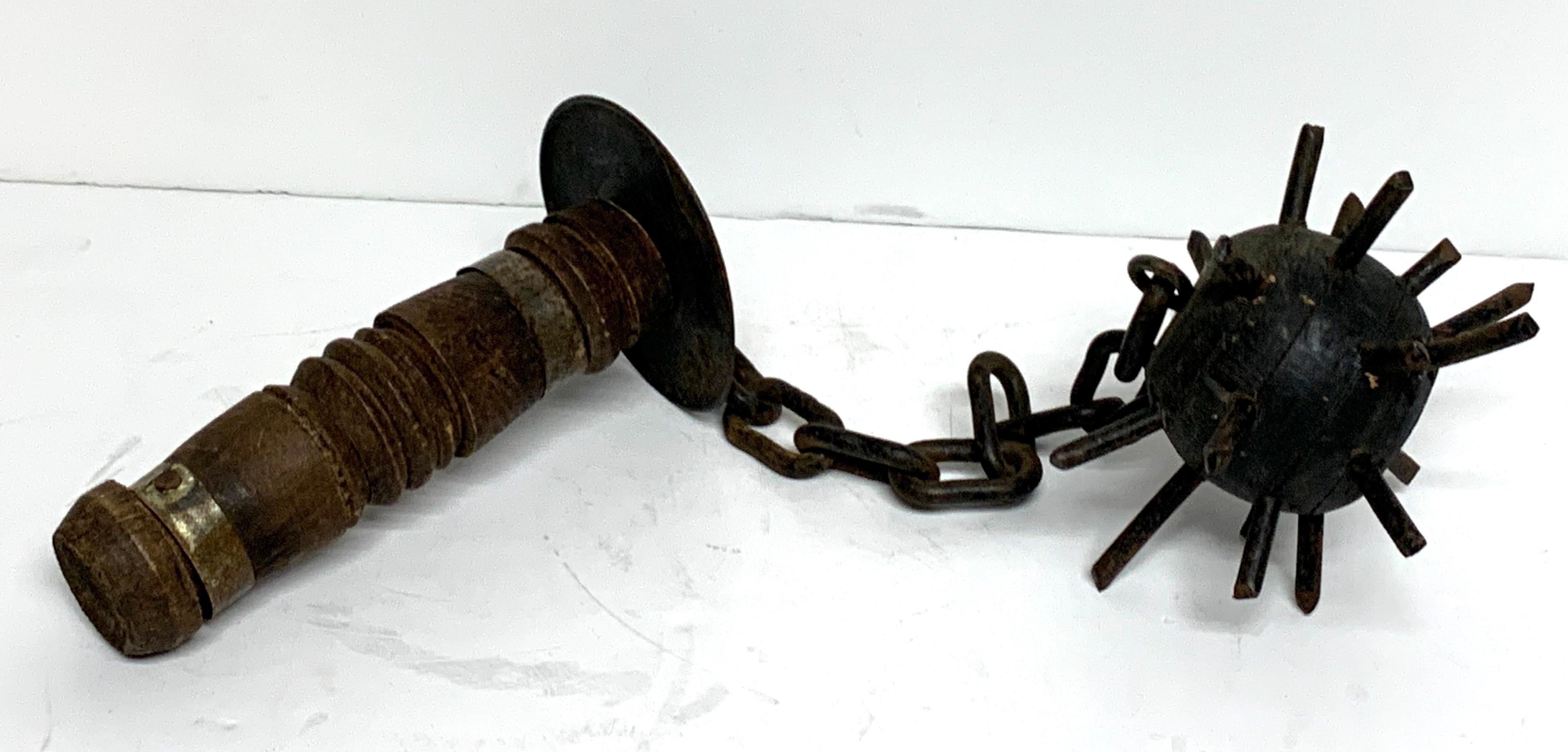 Medieval Mace Antique Theatre Prop In Good Condition In West Palm Beach, FL