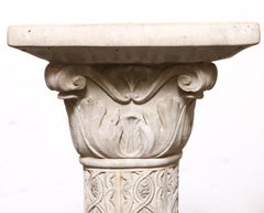 Medieval-Manner Columns, Cast-Stone A