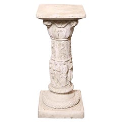 Medieval-Manner Columns, Cast-Stone A