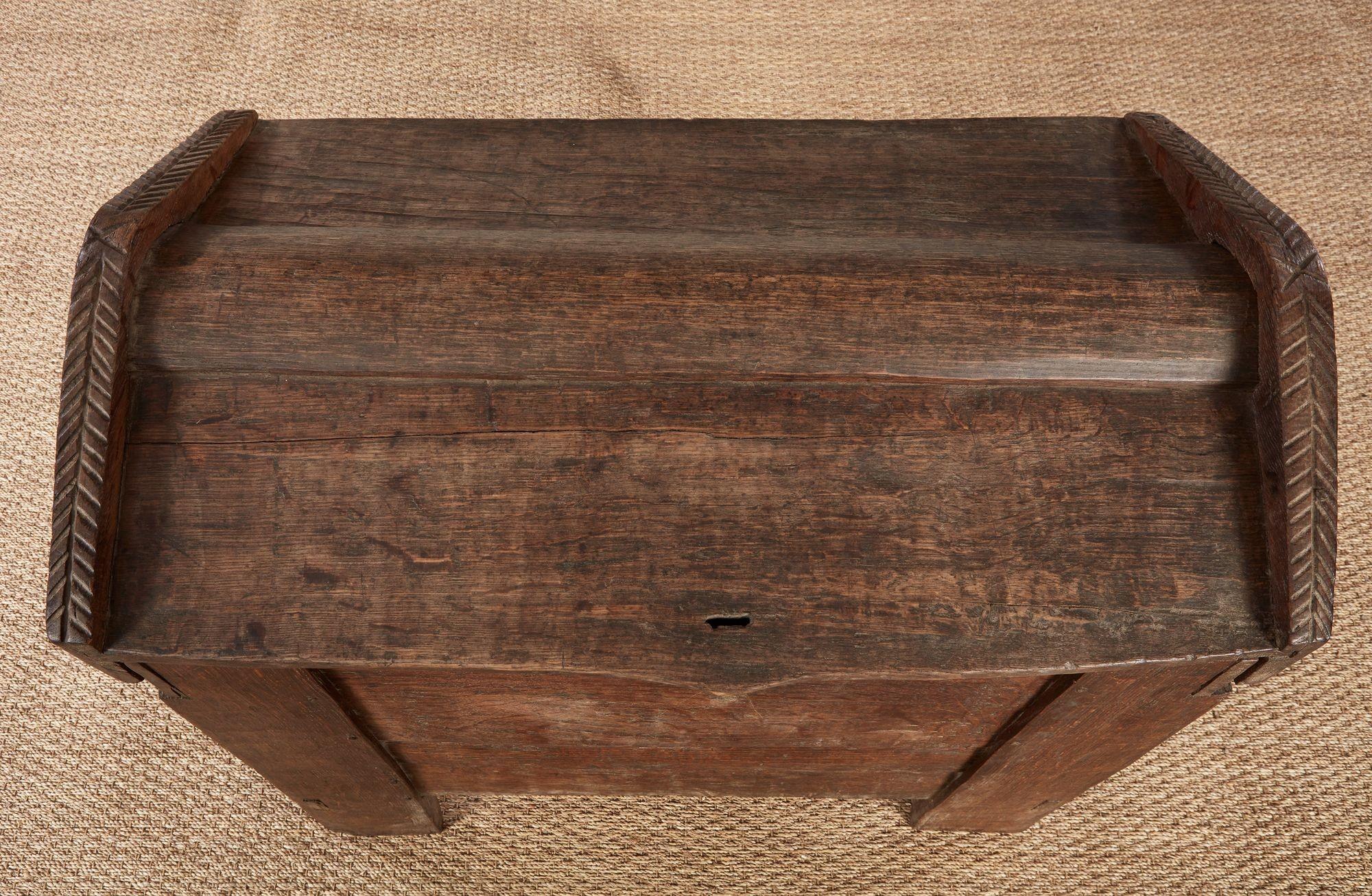 Medieval Oak Chest For Sale 6
