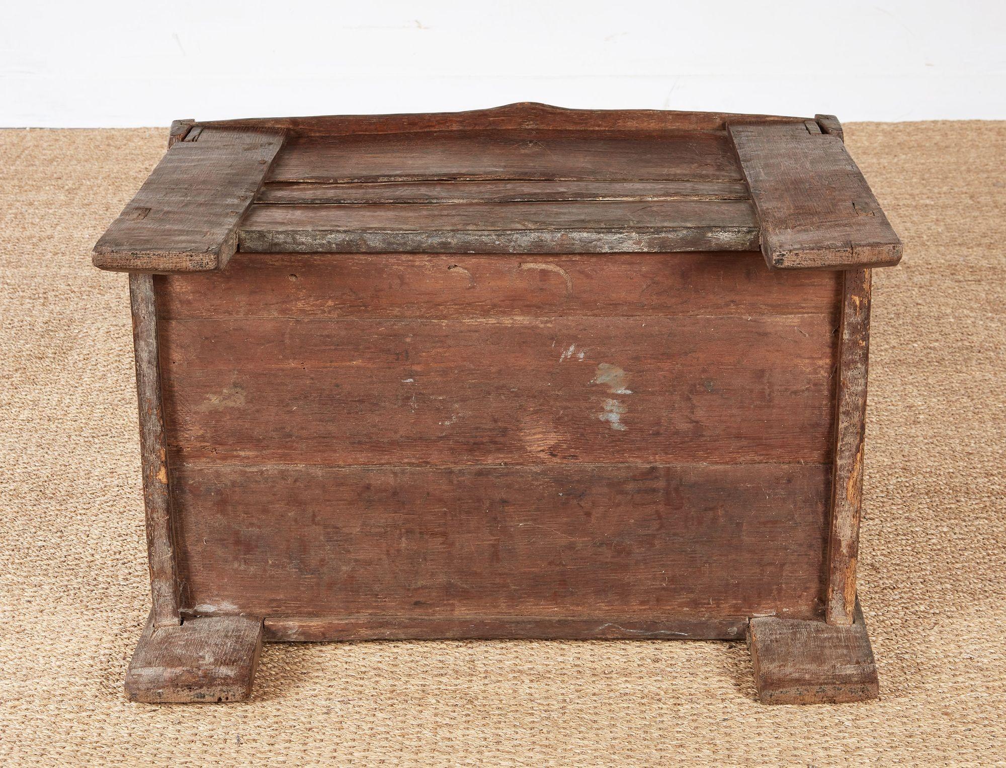 Medieval Oak Chest For Sale 9