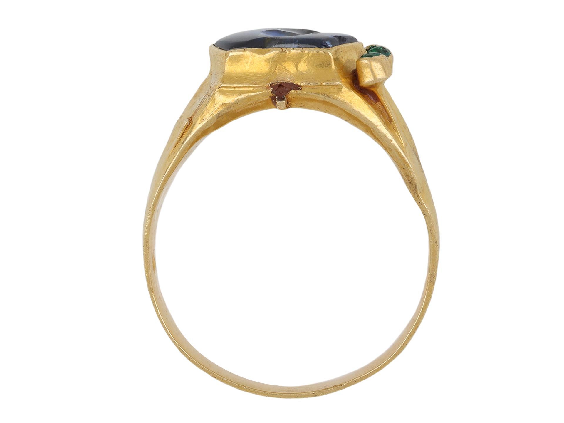 medieval emerald ring