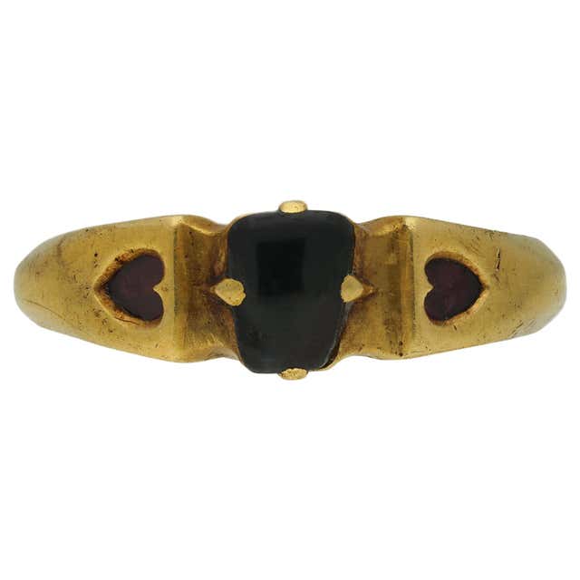Post Medieval Tudor Diamond Gold Ring at 1stDibs | medieval gold ring ...