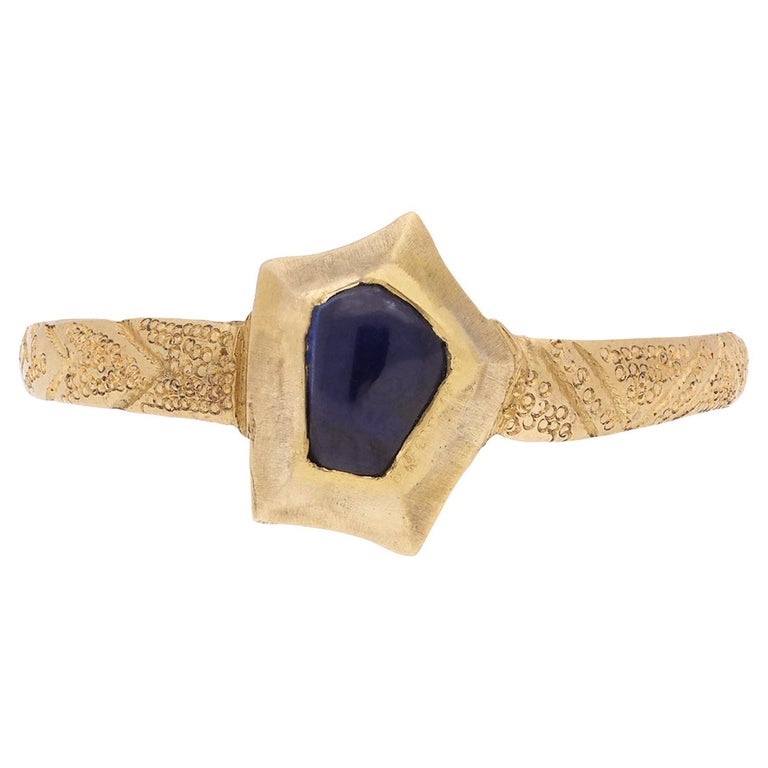 Medieval sapphire ring, circa 14th