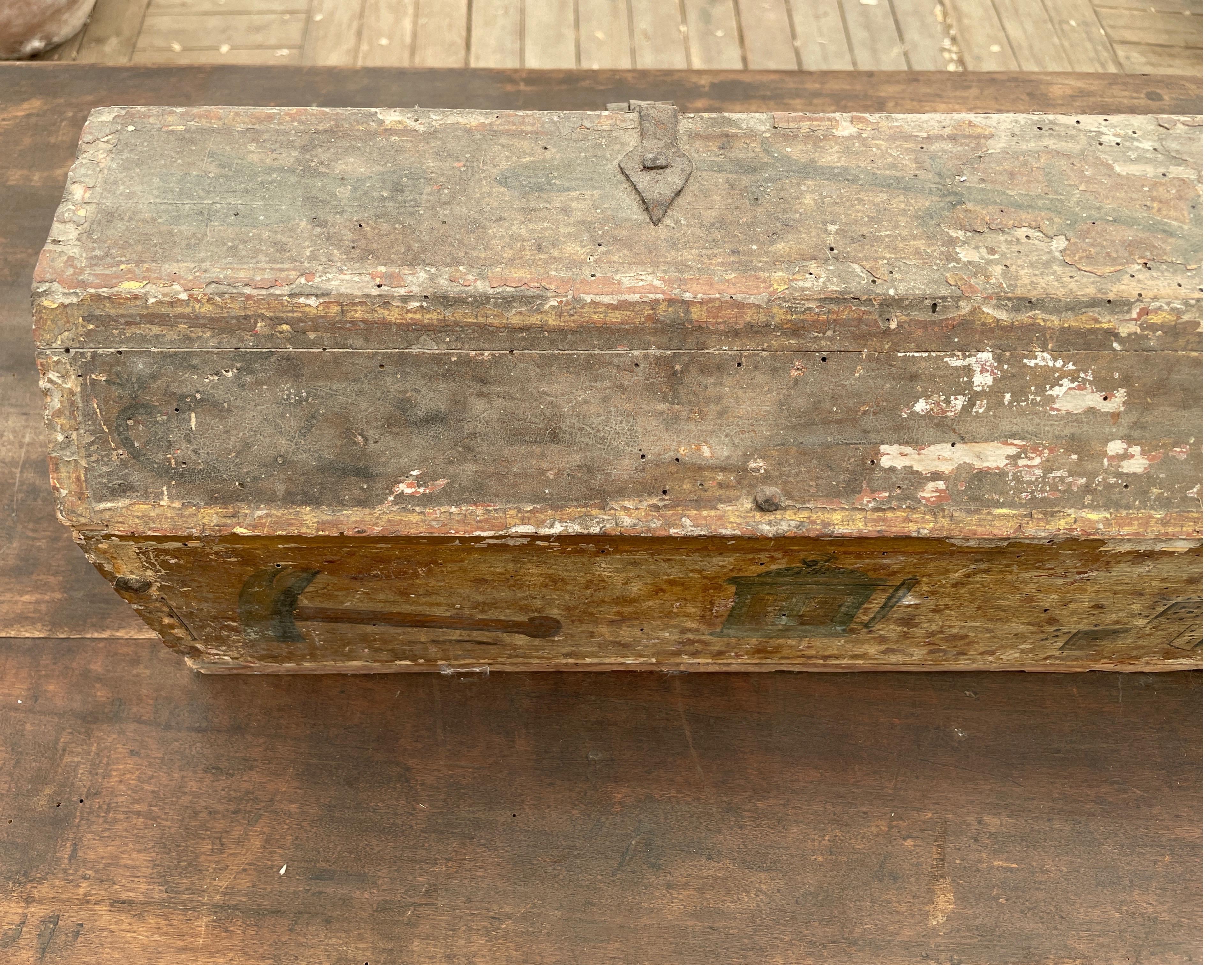 Medieval Spanish Rare Storage Box Used for Sword Storage 2