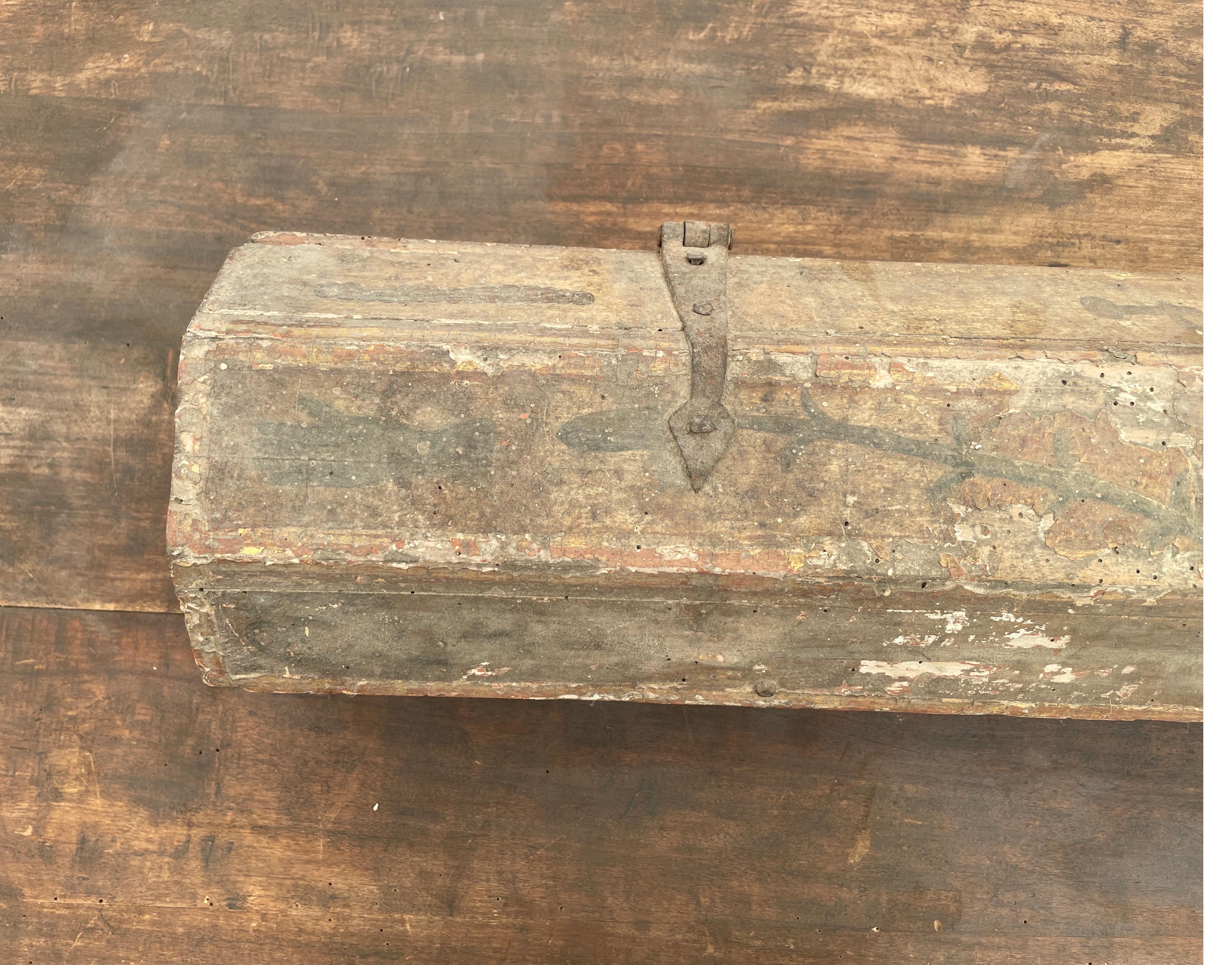 Medieval Spanish Rare Storage Box Used for Sword Storage 3