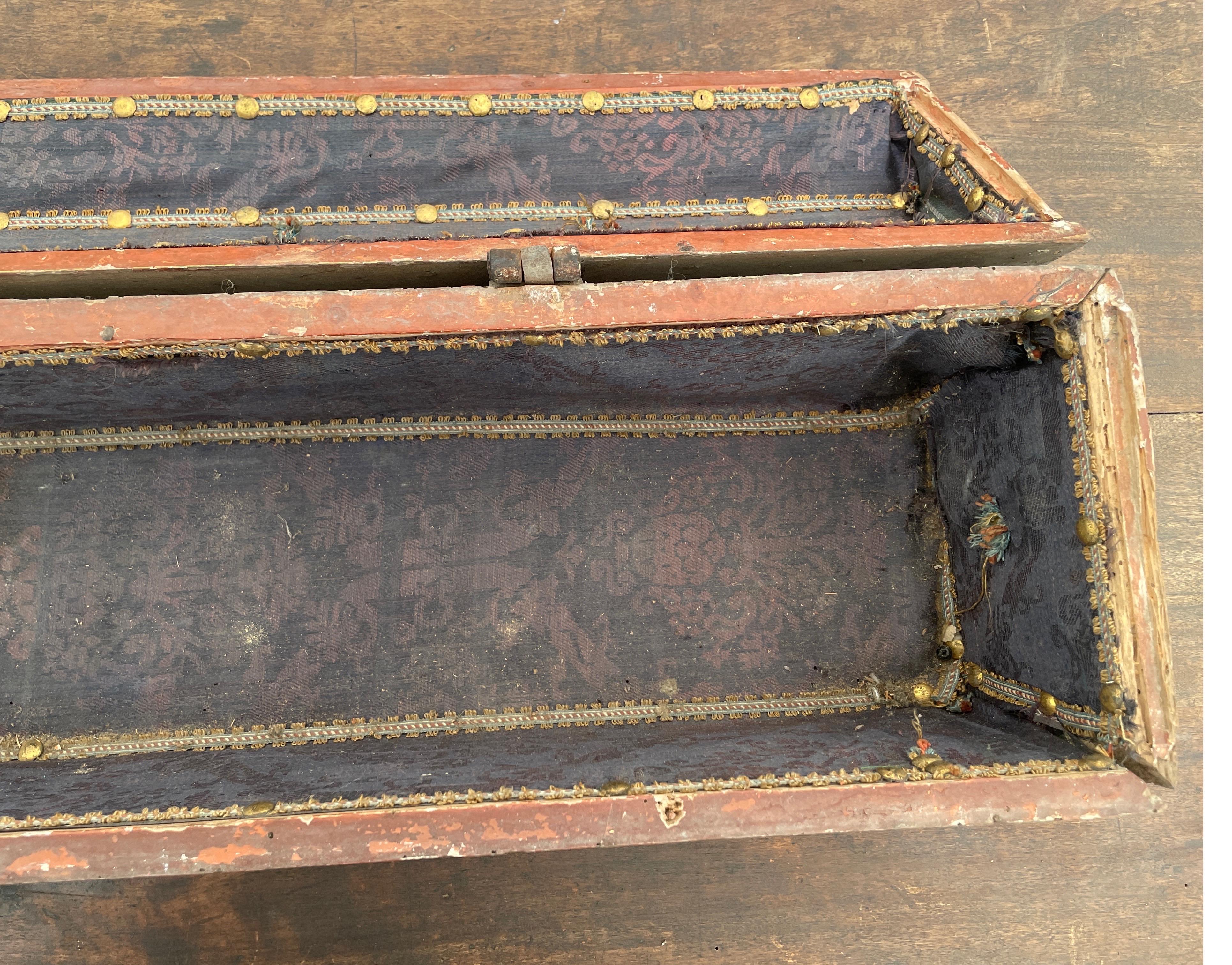 Medieval Spanish Rare Storage Box Used for Sword Storage 8
