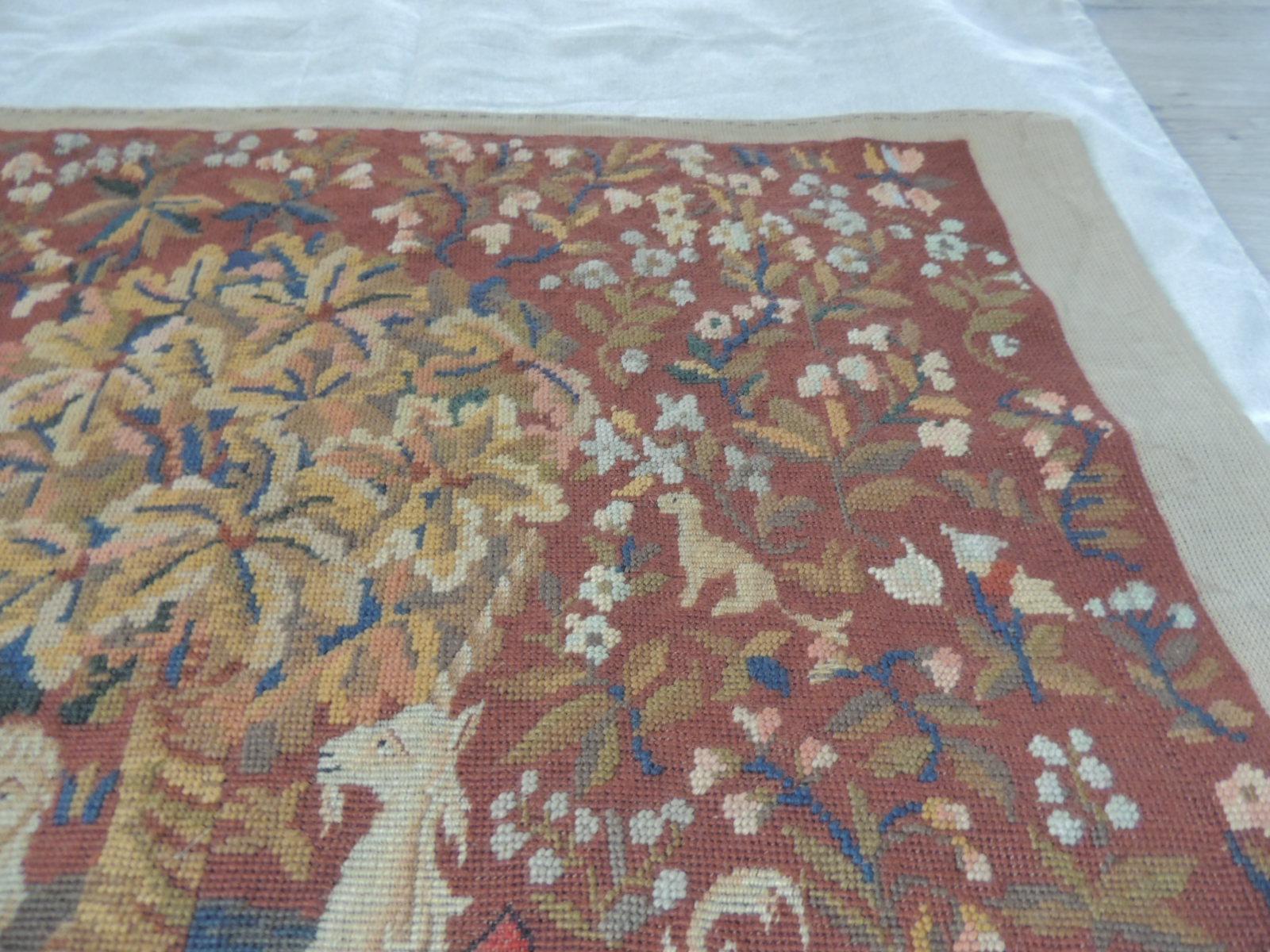 Medieval Square Tapestry In Good Condition In Oakland Park, FL