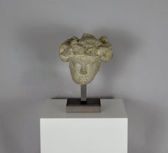 Medieval Stone Bust of an Angel, Germany