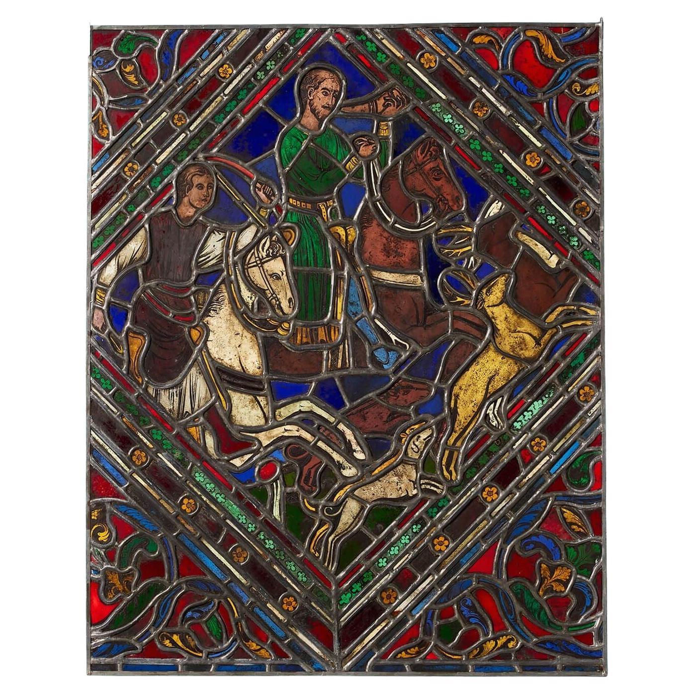 Vetrata antica in stile medievale