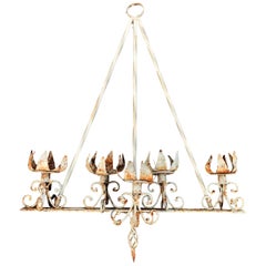 Medieval Style Iron Wall Candelabra