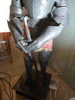 Medieval Suit of Armor Reproduction with Sword, Medieval Knights Style, Spain