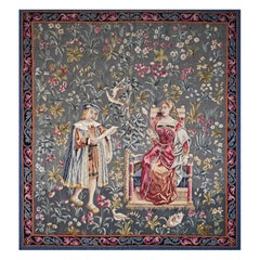 Medieval tapestry from the Aubusson Manufacture, 19th century - N 1622