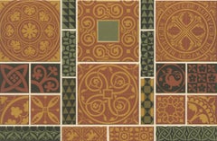 Medieval Tile Designs – Romanesque and Gothic Motifs, Plate XLVI, c.1869