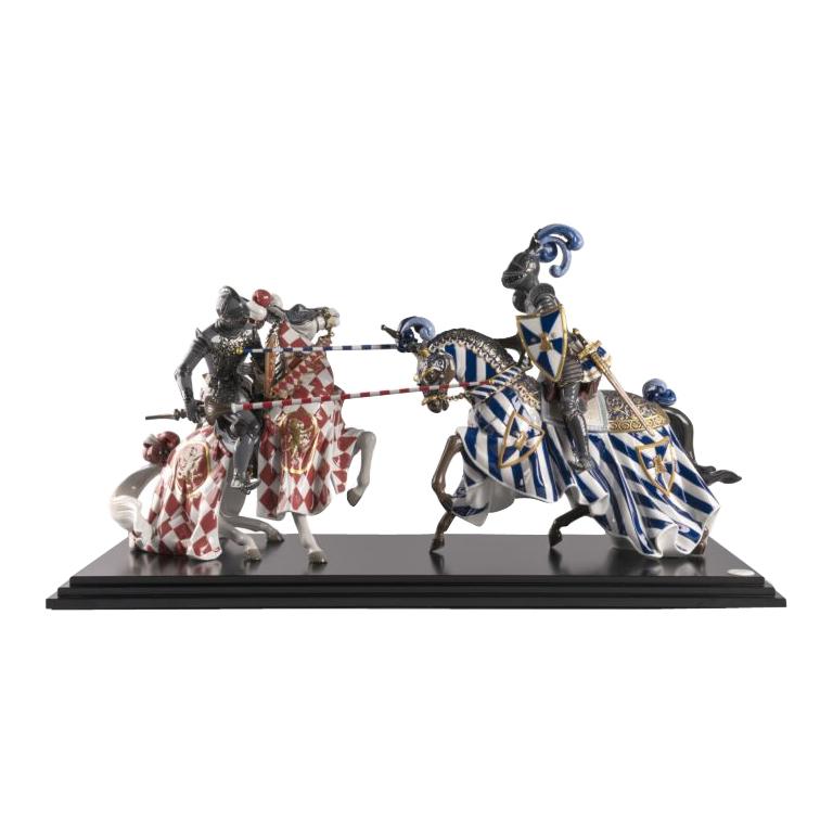 Lladró Medieval Tournament Sculpture. Limited Edition