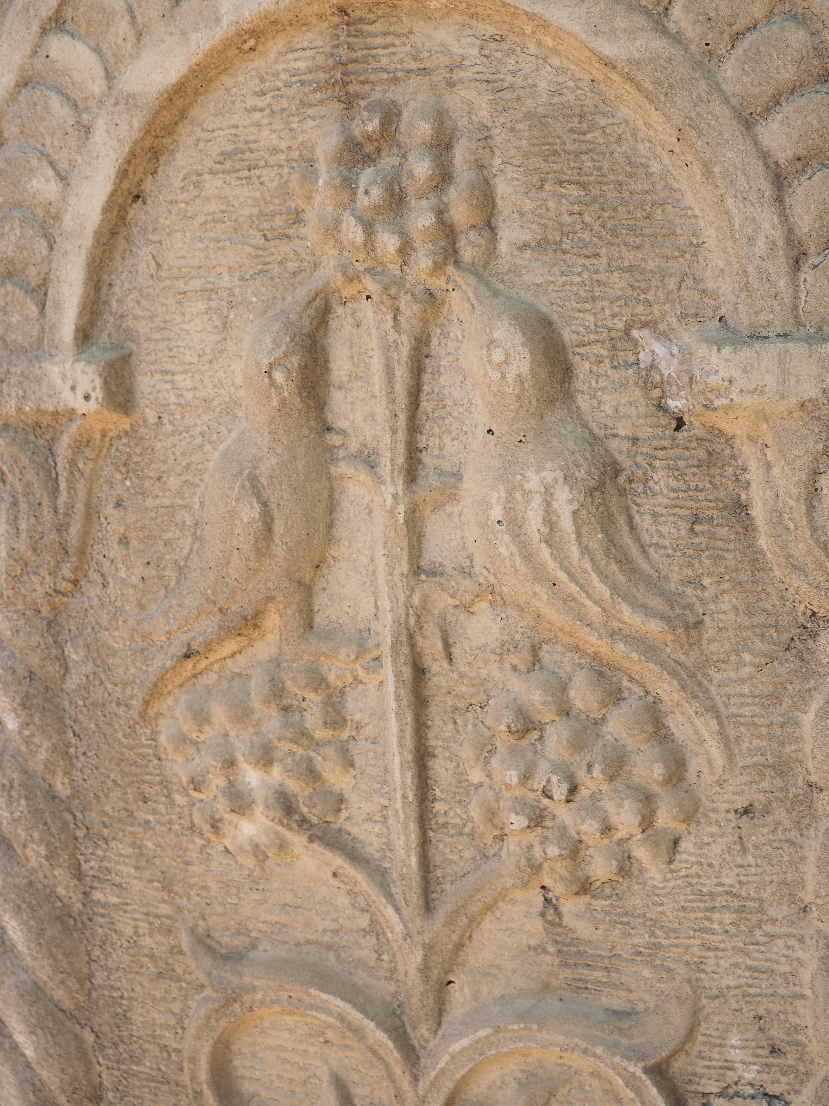 Medieval Veneto-Byzantine Style Cast Well Head with Iron Overthrow 8