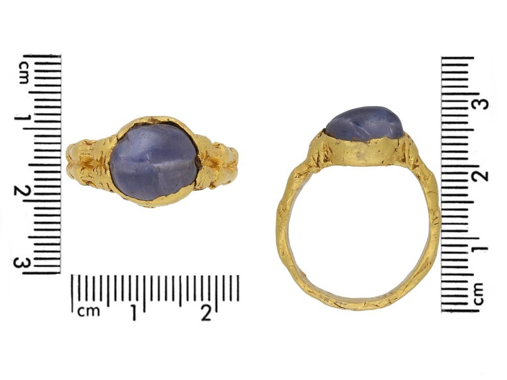 medieval sapphire ring