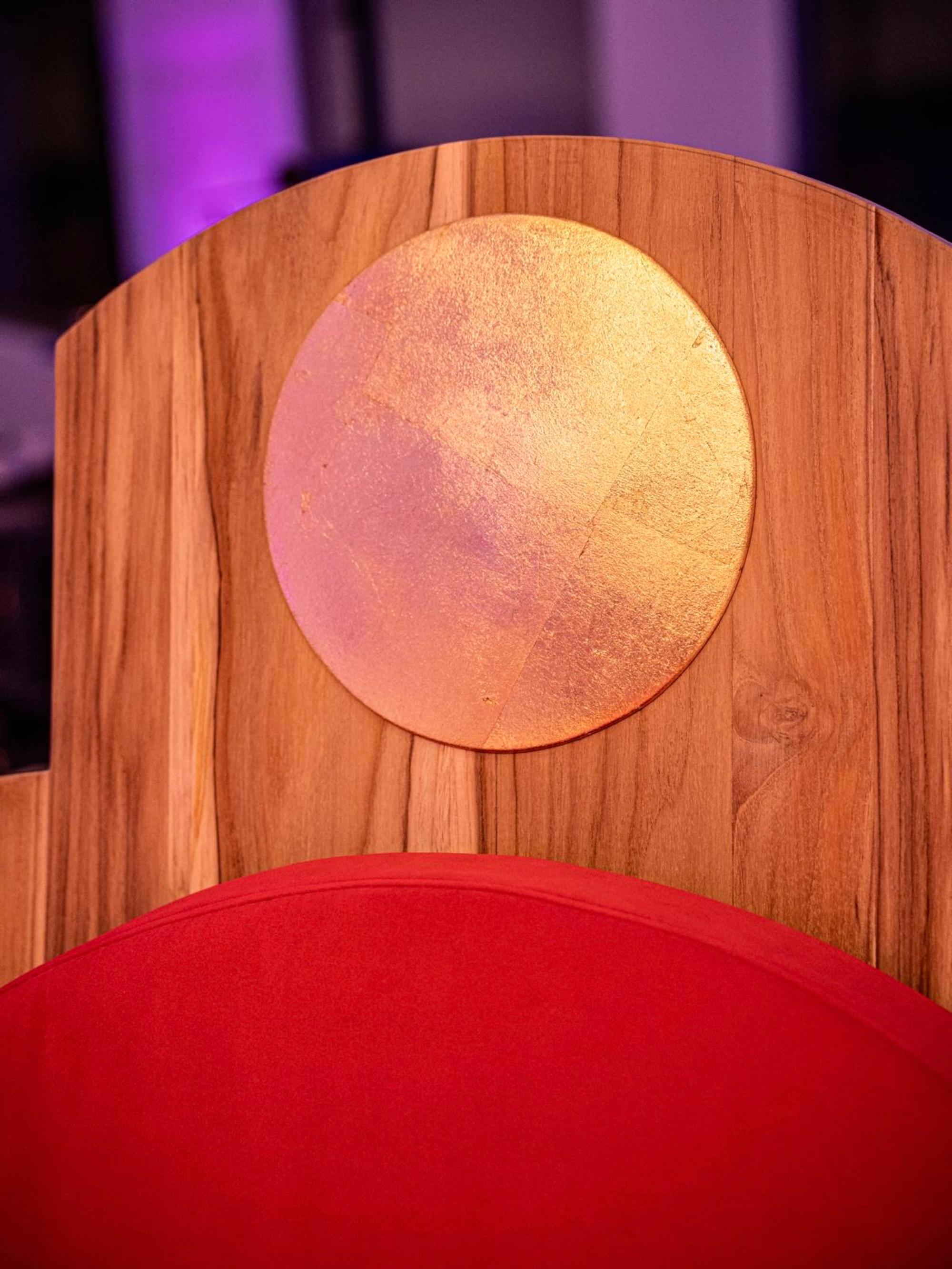 American Meditation Chair, Solid Teak, Designed and Handcrafted by Rafael Calvo For Sale