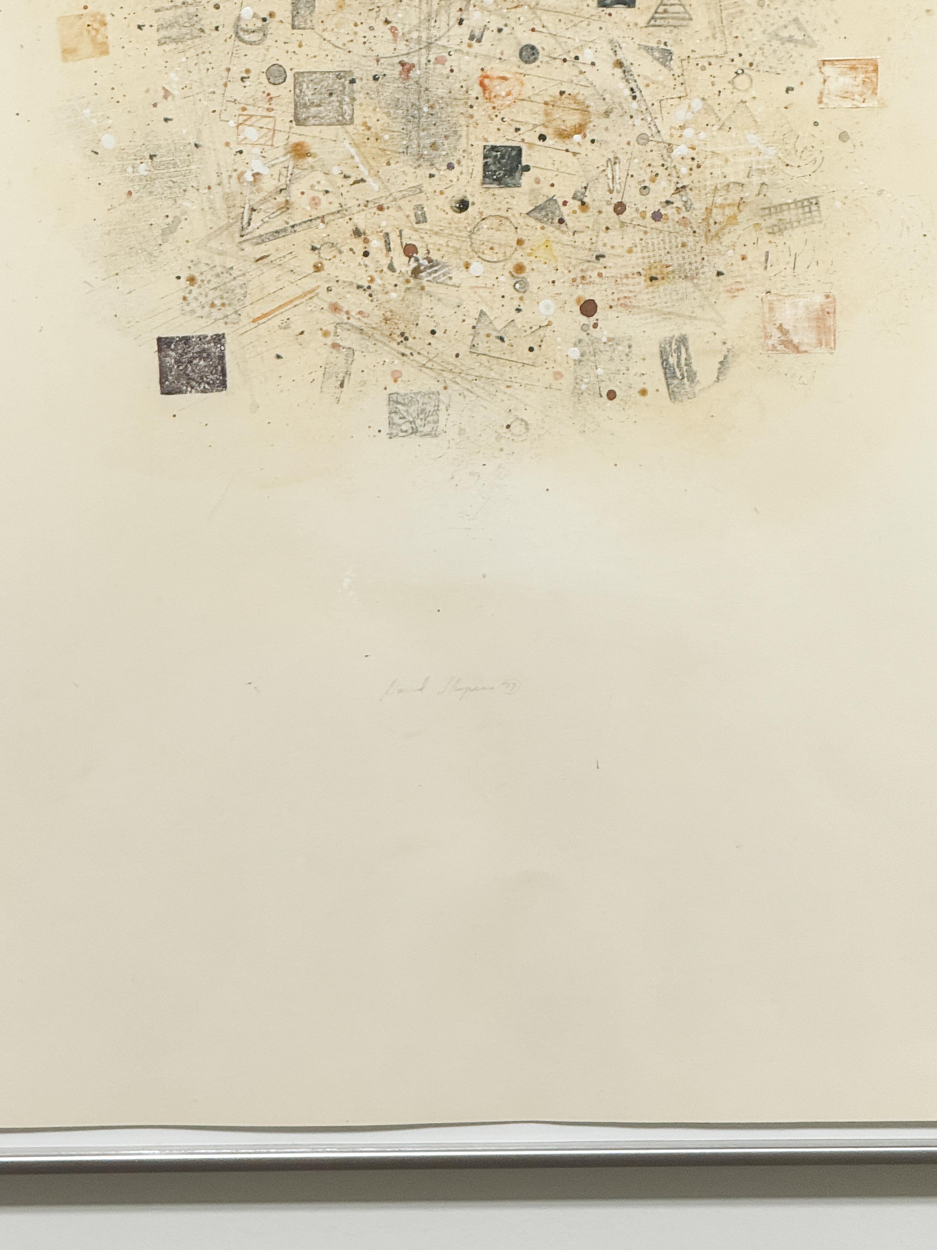 Meditative Collage von Davis Shapiro, 1974 im Angebot 6