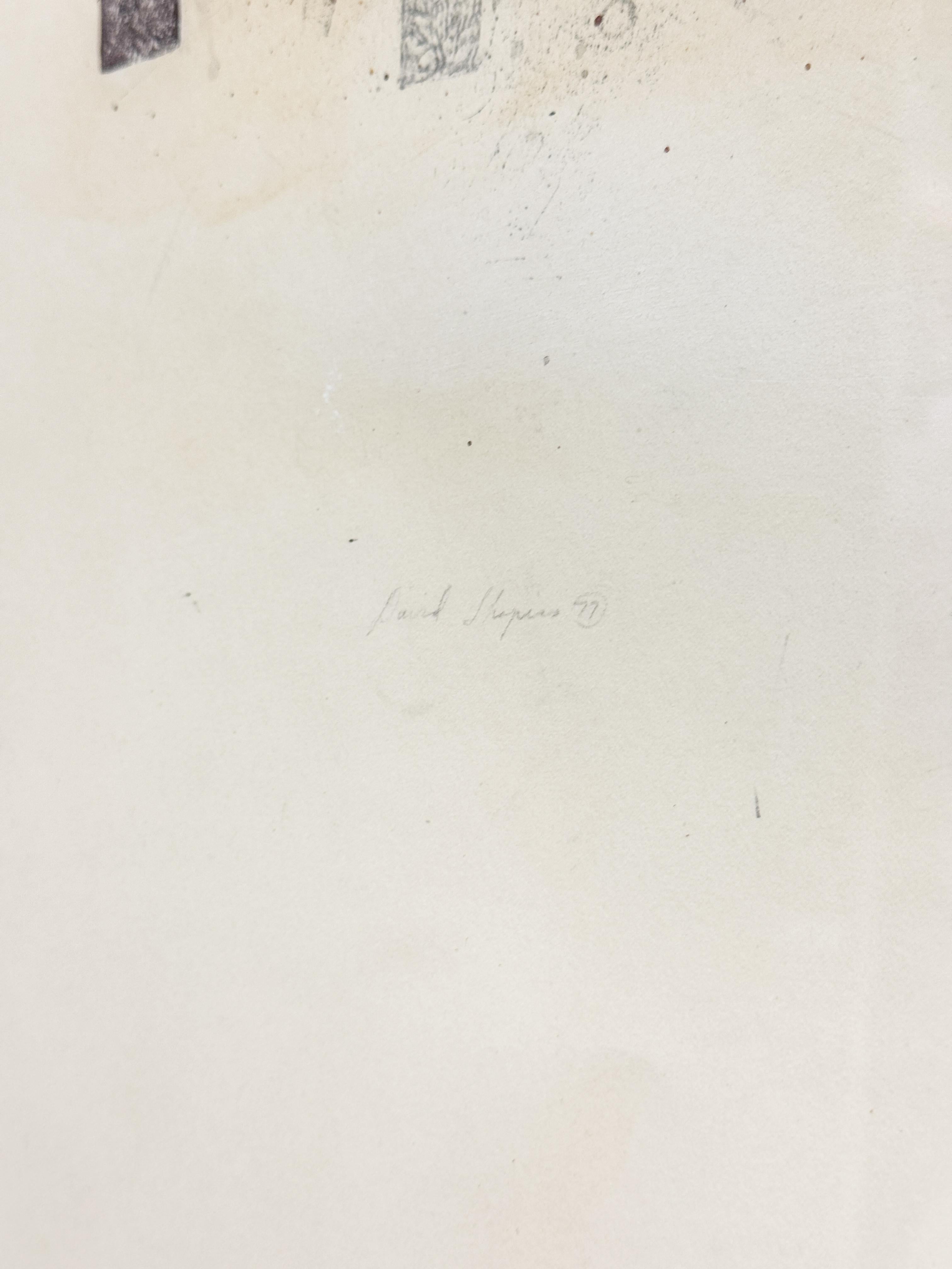 Meditative Collage von Davis Shapiro, 1974 im Angebot 8