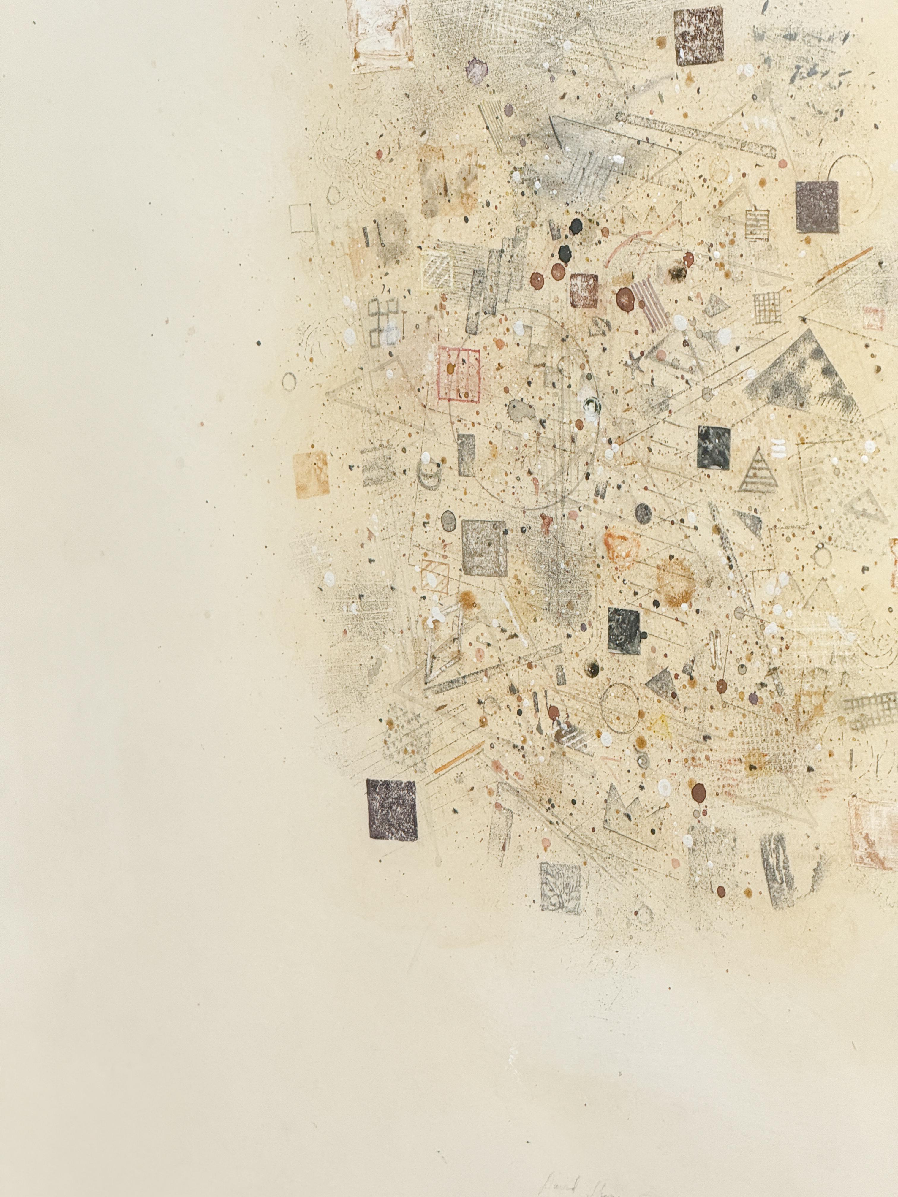 Meditative Collage von Davis Shapiro, 1974 im Angebot 9