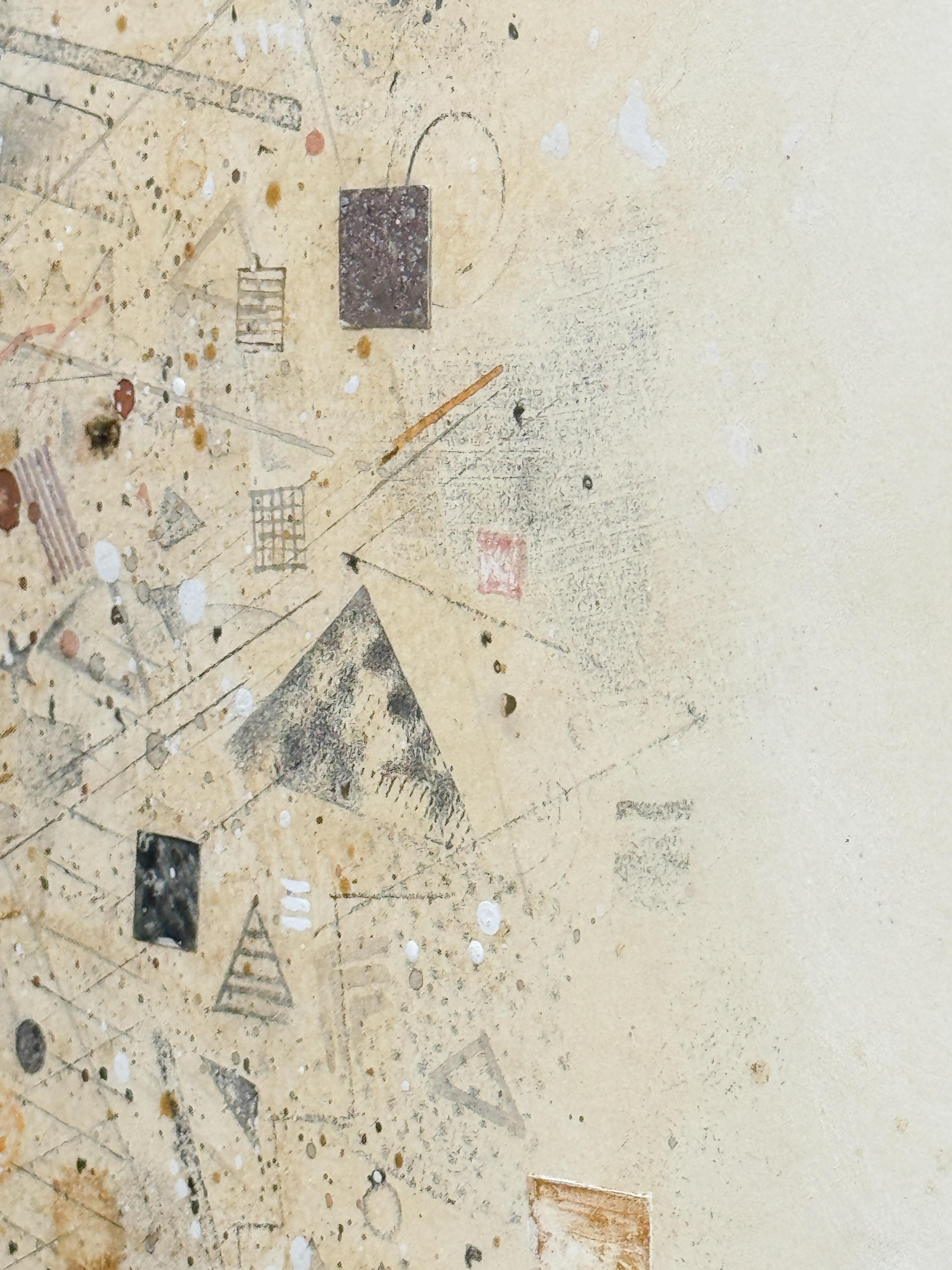 Meditative Collage von Davis Shapiro, 1974 im Angebot 10