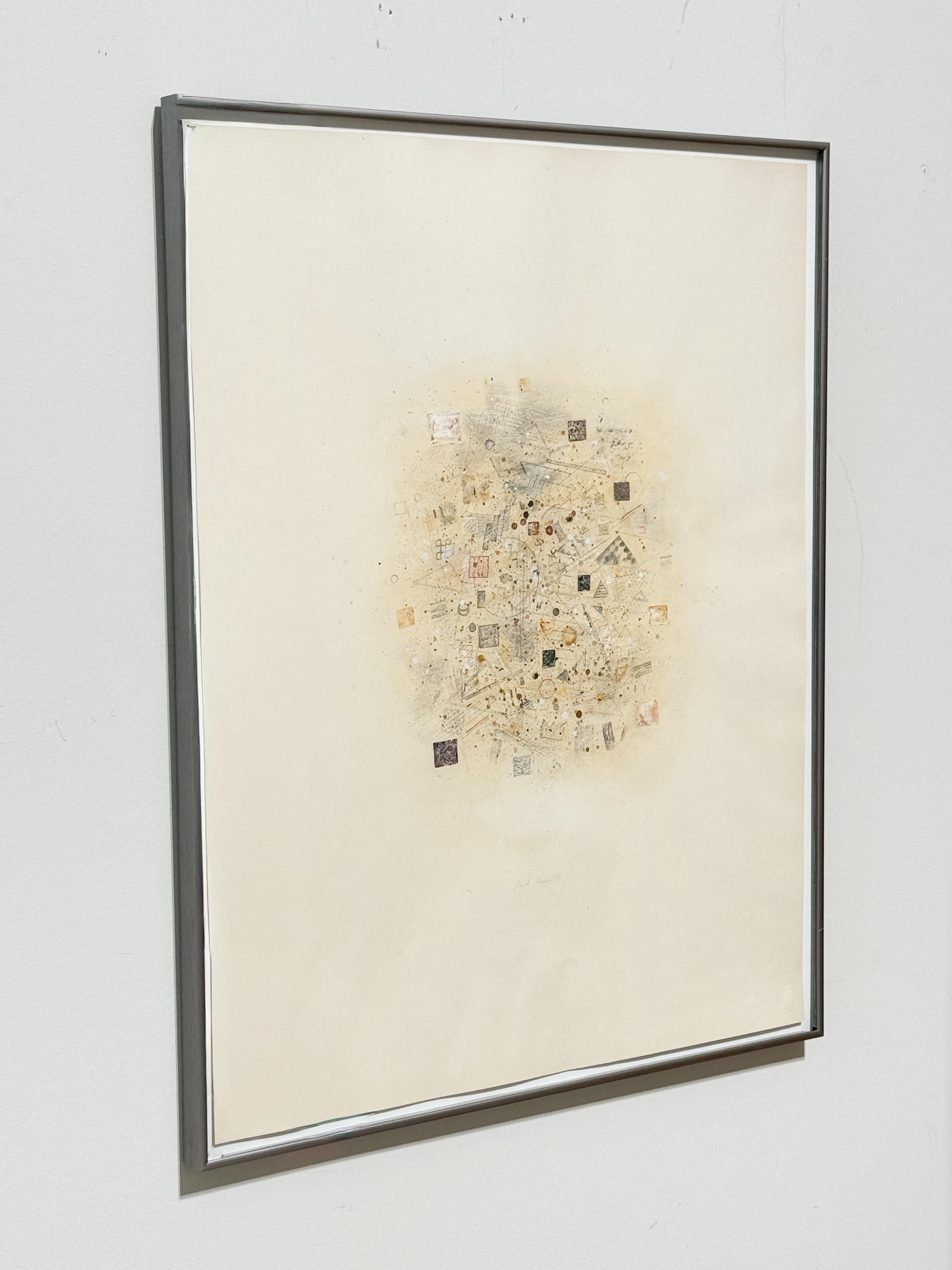 Meditative Collage von Davis Shapiro, 1974 im Zustand „Gut“ im Angebot in Dallas, TX