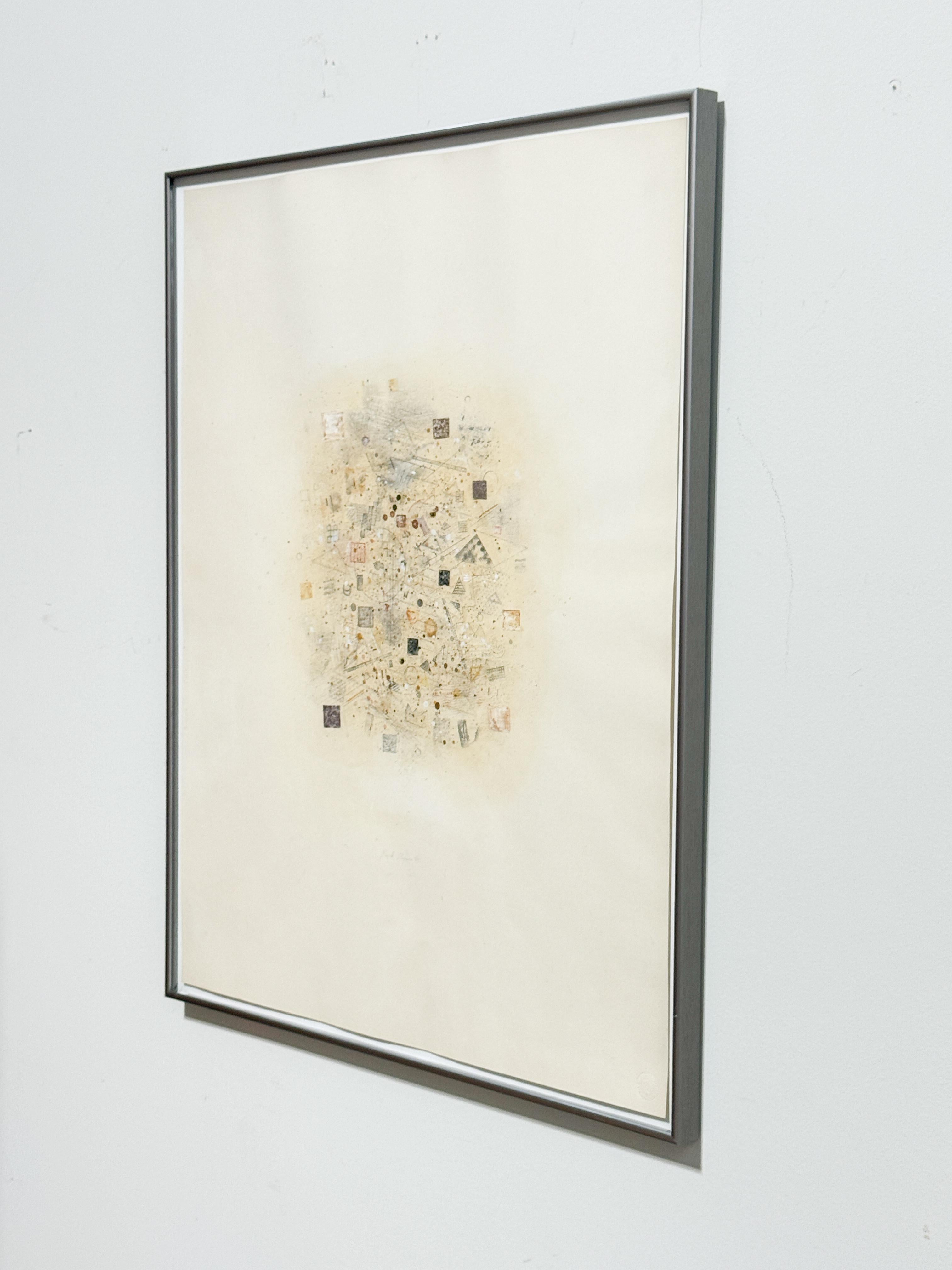 Meditative Collage von Davis Shapiro, 1974 (Ende des 20. Jahrhunderts) im Angebot