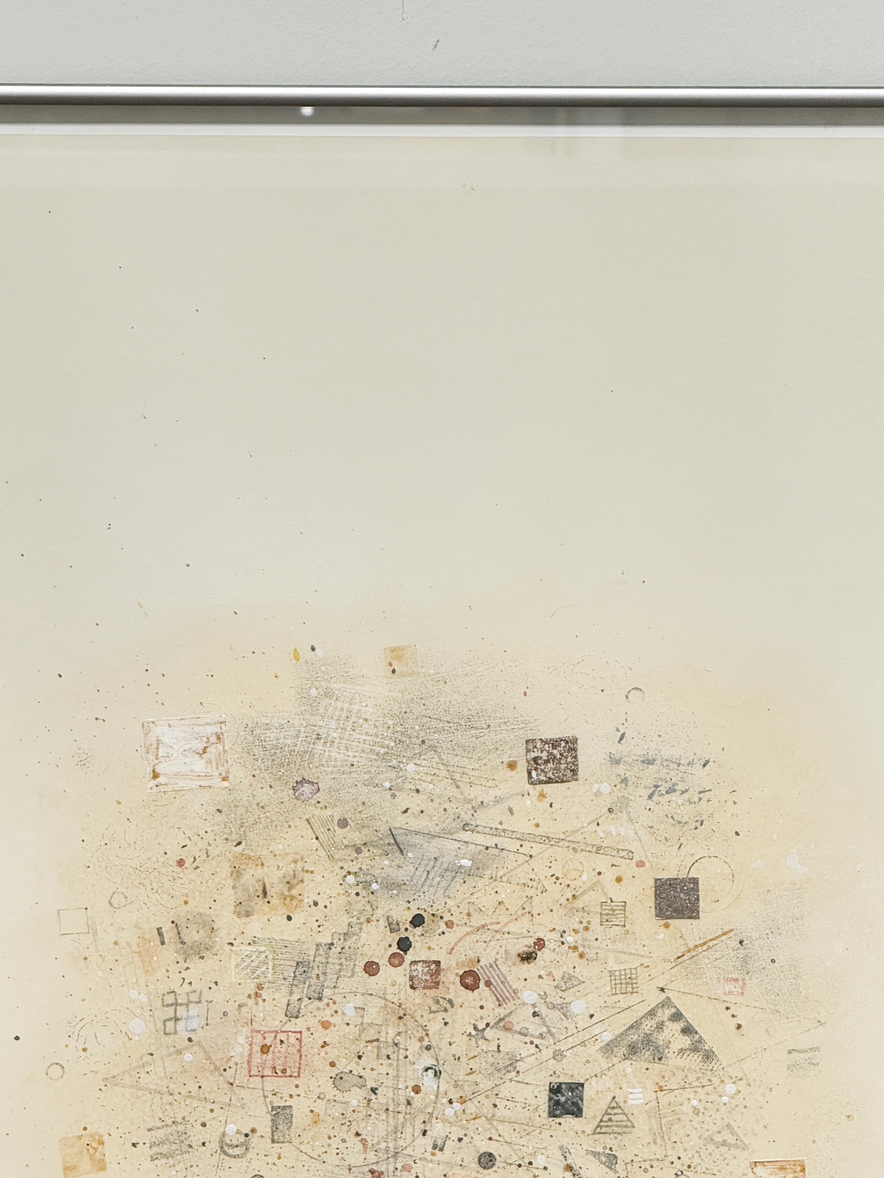 Meditative Collage von Davis Shapiro, 1974 im Angebot 3