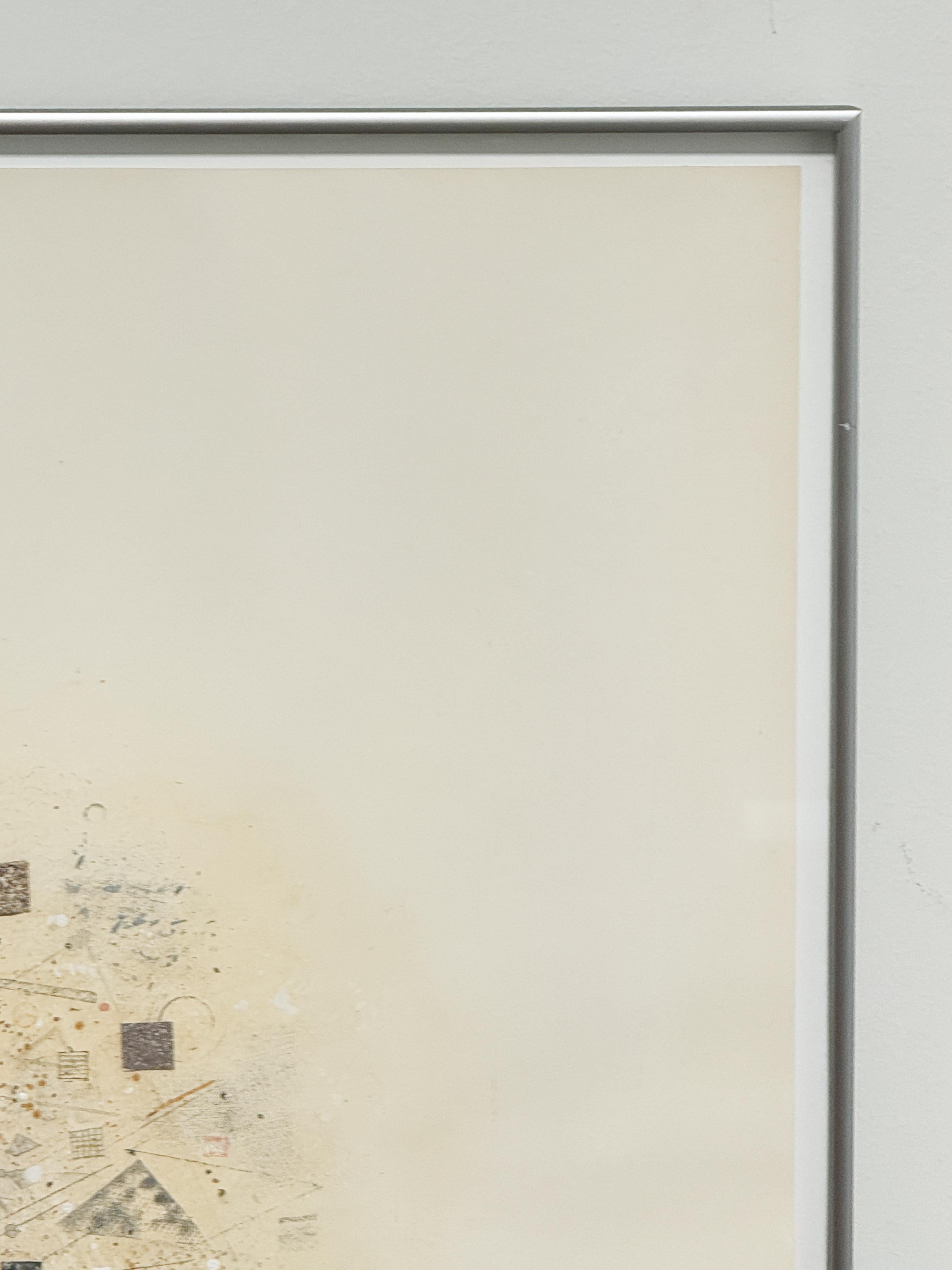 Meditative Collage von Davis Shapiro, 1974 im Angebot 4