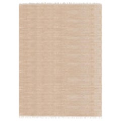 Tappeto a tessitura personalizzabile Meditative Lines Today in Biscuit Grande