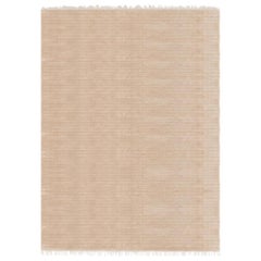 Meditative Lines Customizable Today Weave Rug in Biscuit Large