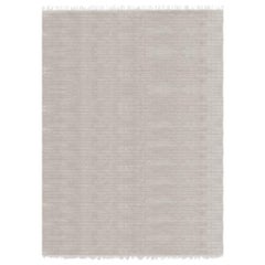 Tappeto a tessitura personalizzabile Meditative Lines Today in Moon Large