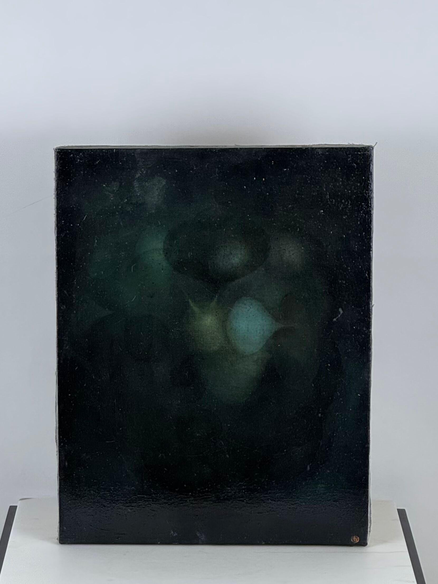 Meditative Oil on Canvas Painting by Robin Harker In Excellent Condition For Sale In Los Angeles, CA