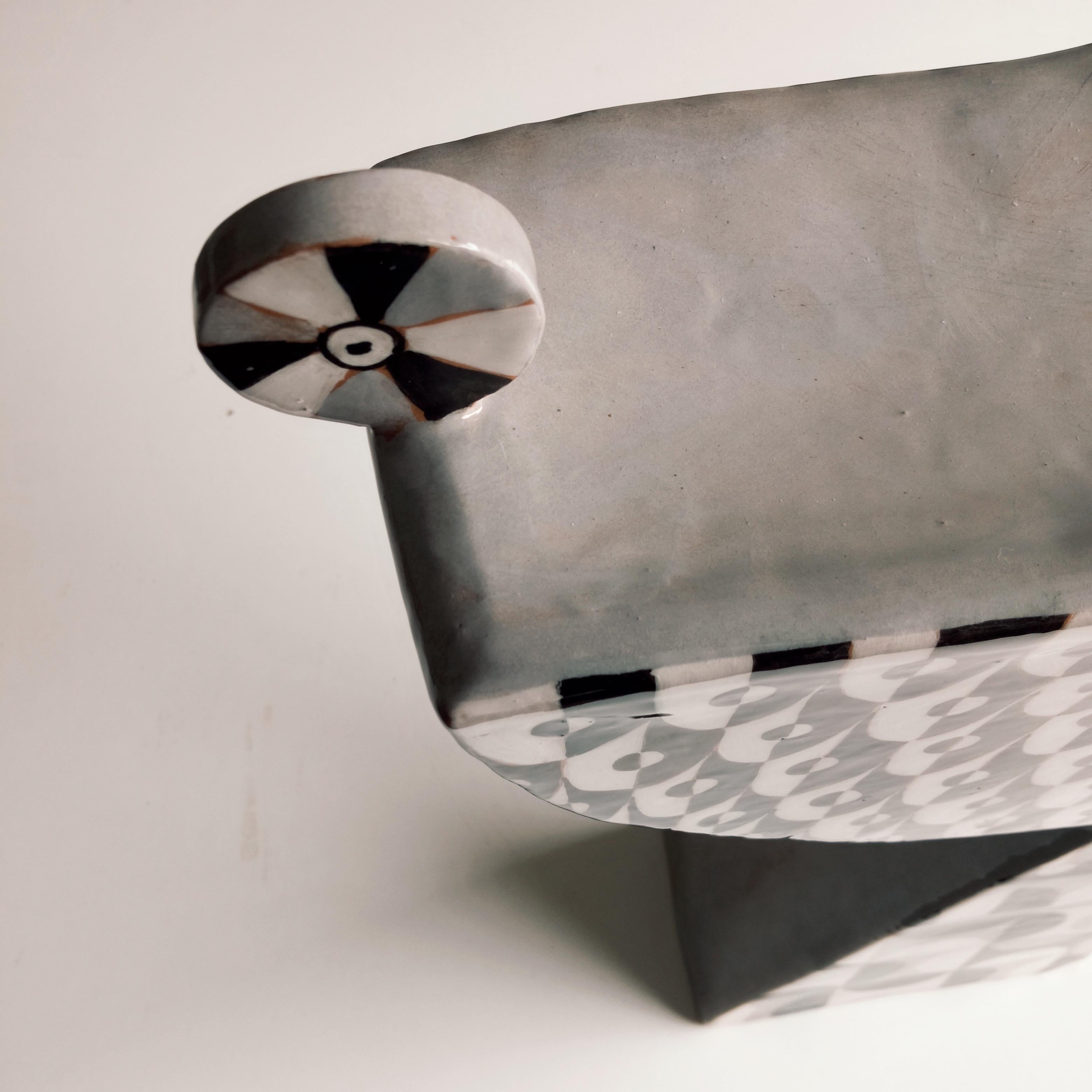 Moderne Mediterranea 2 - Vase en terre cuite - 21e siècle - par Chiara Berta Artiste en vente