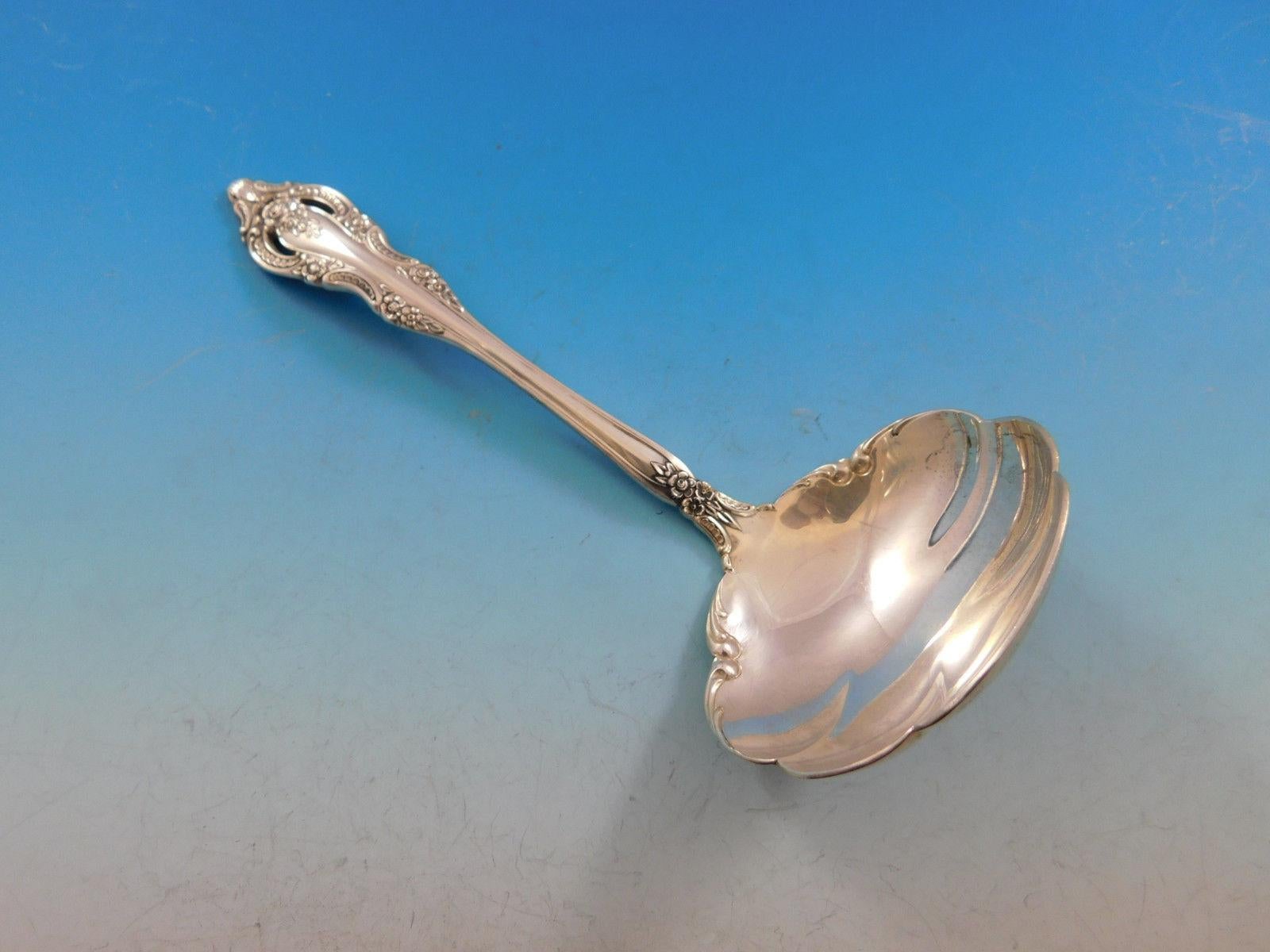 Service de couverts en argent sterling Mediterranea par Oneida pour huit personnes, ensemble de 54 pièces en vente 6