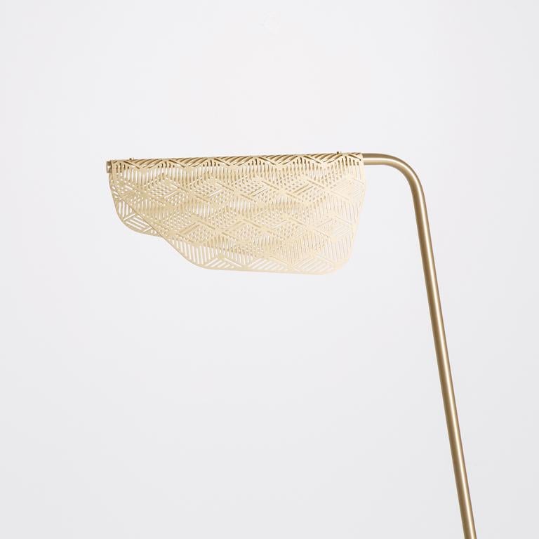 PETITE FRITURE Mediterranea, Floor Lamp, Brass, Designer Noé Duchaufour-Lawrance In New Condition For Sale In New York, NY