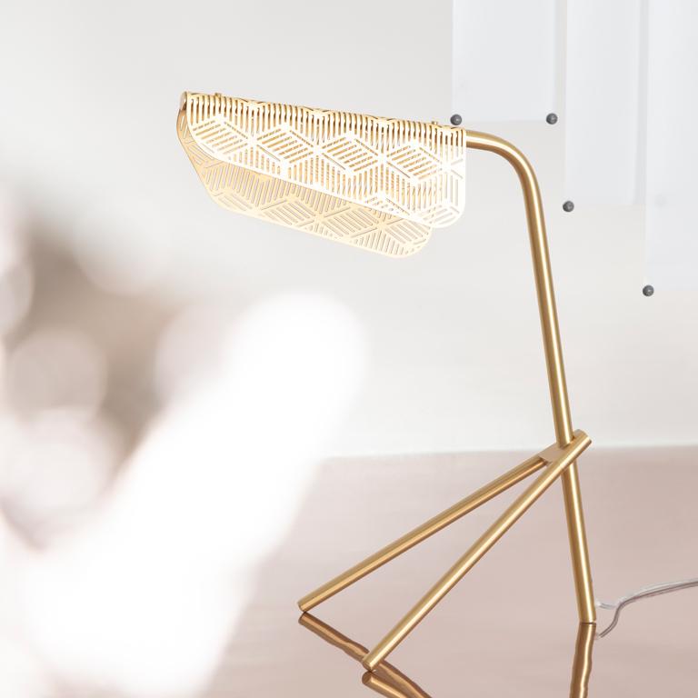PETITE FRITURE Mediterranea, Table Lamp, Brass, Designer Noé Duchaufour-Lawrance For Sale 2