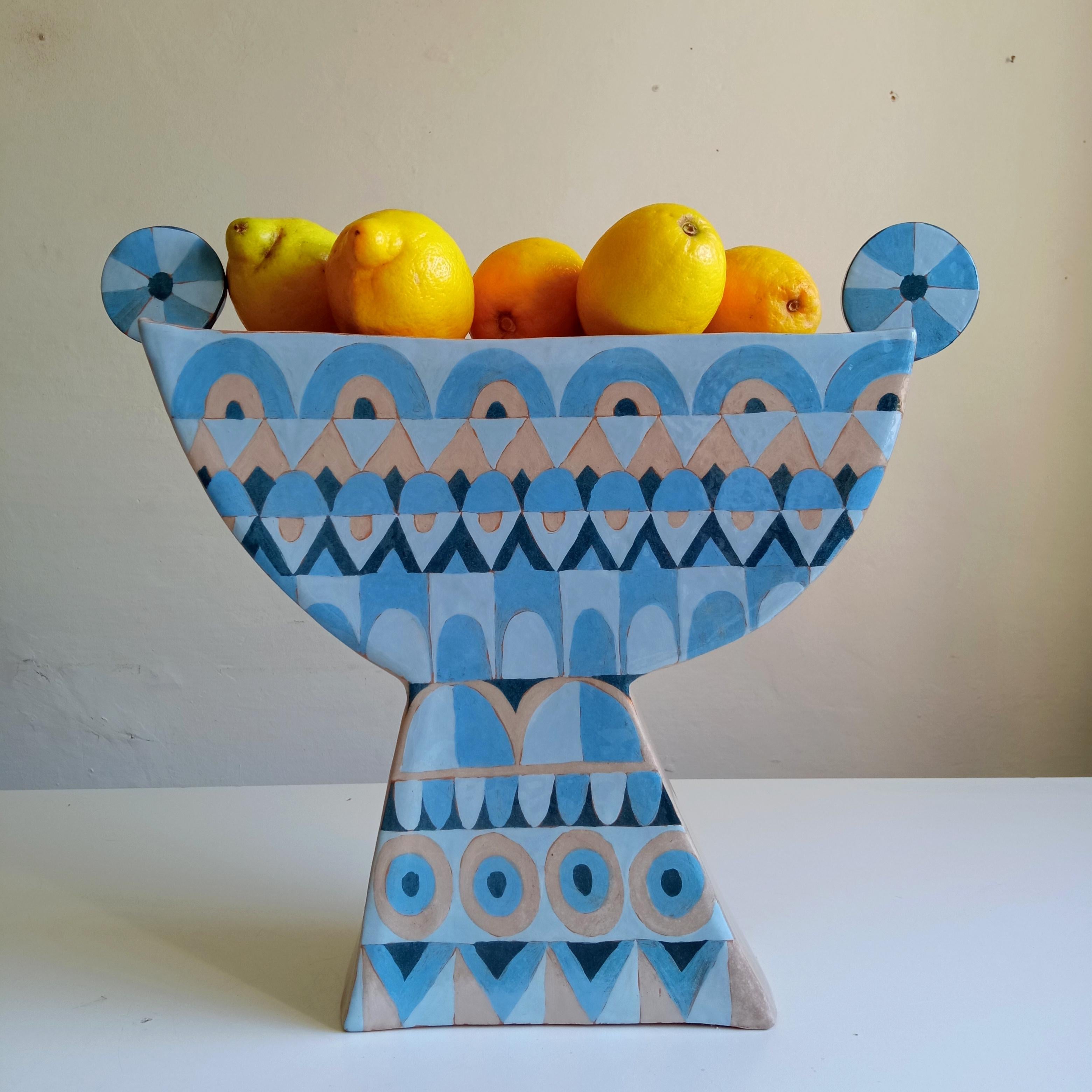 Italian Méditerranée  - Vase en terre cuite - 21e siècle - par Chiara Berta Artiste en vente