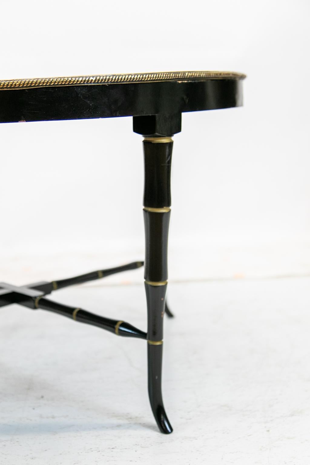 Mediterranean Brass Tray Table 1