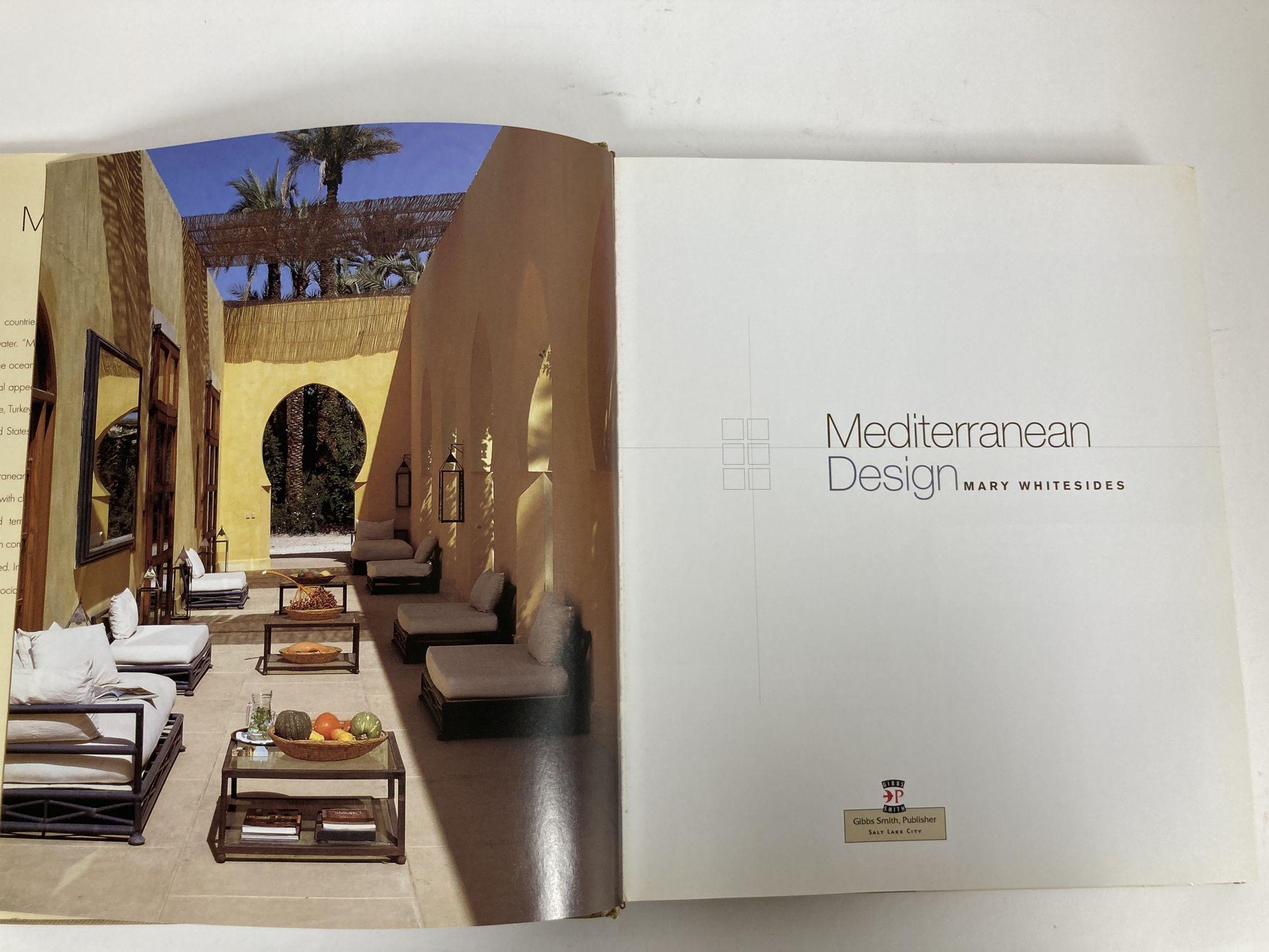 Livre de design méditerranéen de Mary Whitesides, 1ère édition, 2006 Bon état - En vente à North Hollywood, CA