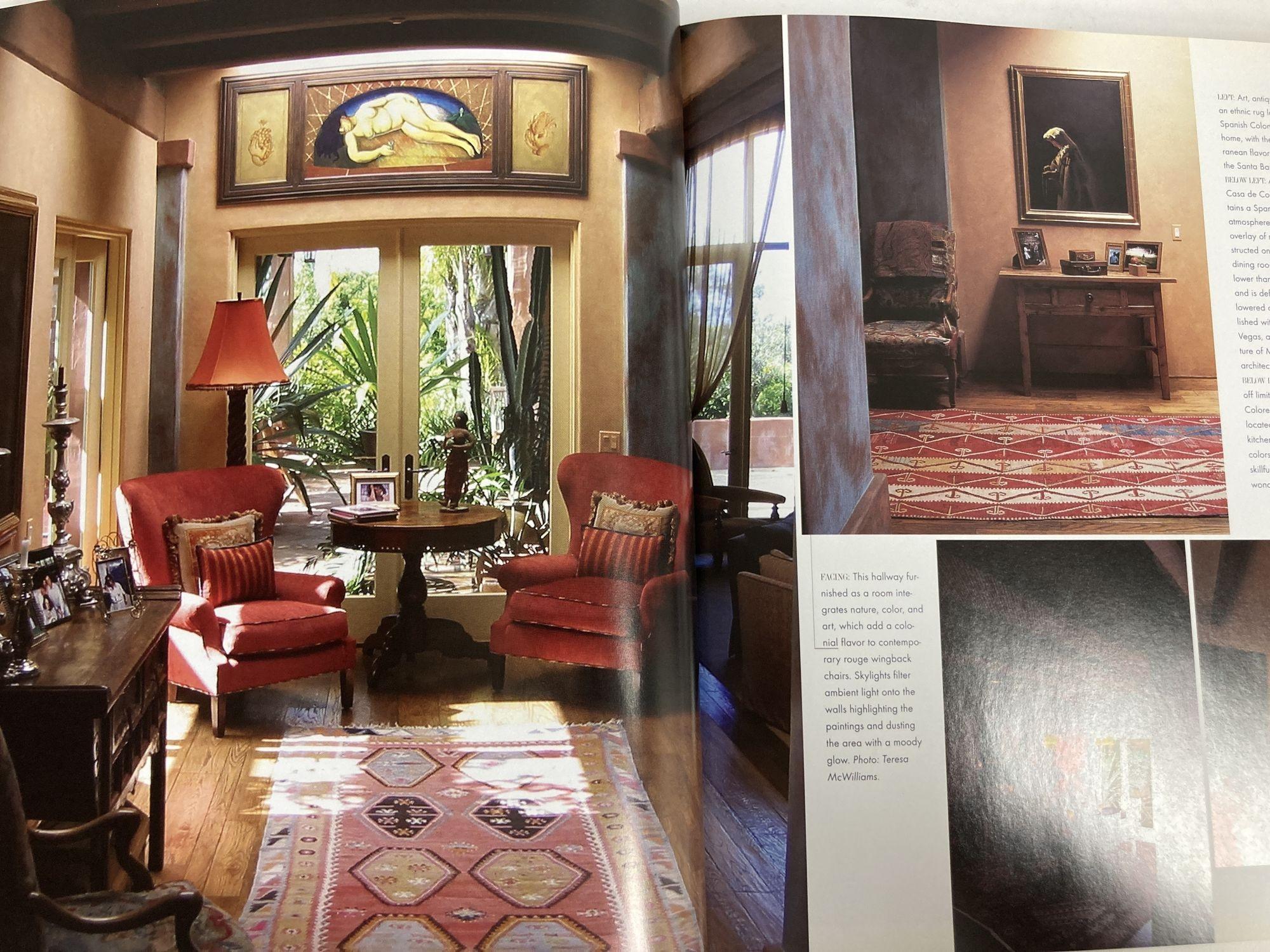 Mediterranean Design Book by Mary Whitesides 1st Edition, 2006 In Good Condition For Sale In North Hollywood, CA