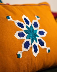 Mediterranean Hand Embroidered Cushion Cover - Morocco
