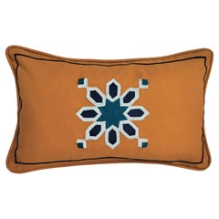 Mediterranean Hand Embroidered Cushion Cover - Morocco